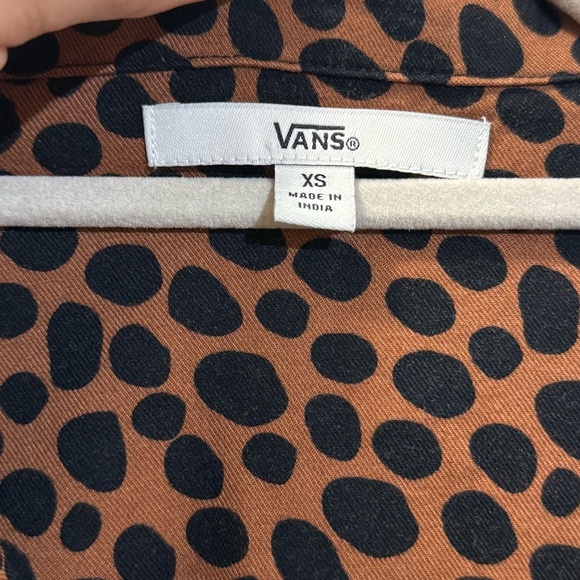 VANS Leopard Print Shirt Dress - Picture 8 of 11